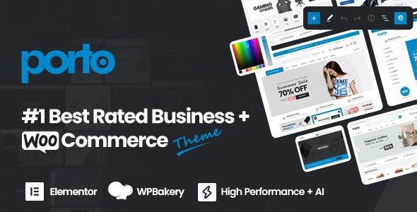 Porto 7.9.2 – AI Powered WordPress网站和商店构建器