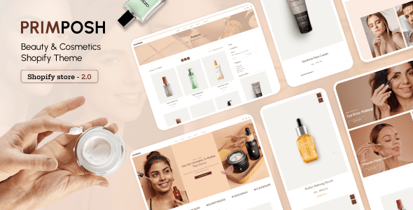 Primposh 1.4 – 美容化妆店 主题