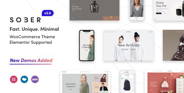 Sober 3.6.5 – WooCommerce 语录 主题