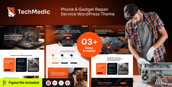 Techmedic 1.0.0 – 电话和 Gadget 修复文字通讯 主题