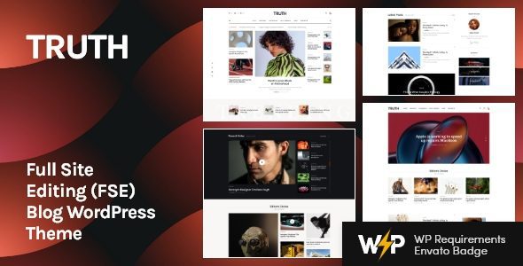 Truth 1.9.0 – 全站点编辑 (FSE) Blog WordPress 主题