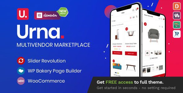 Urna 2.6.2 – 全能的WooCommerce WordPresss (英语). 主题