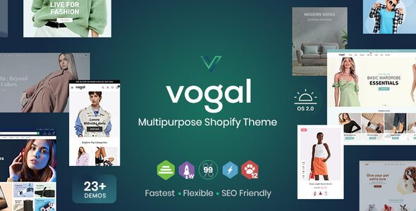 Vogal 2.2 – 多用途 Shopify 主题