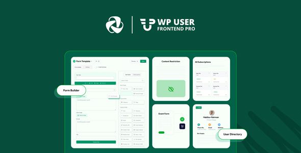 WP User Frontend Pro 4.2.15 – 终极前端 WordPress 解决方案
