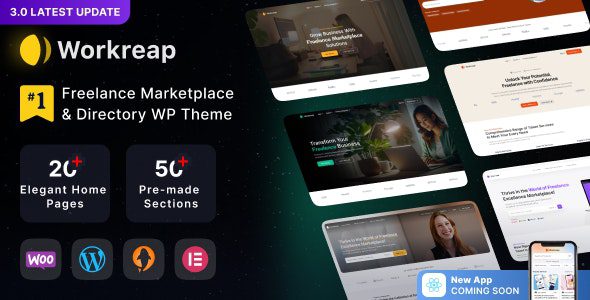Workreap 3.5.0 – Freelance Marketplace WordPress 主题