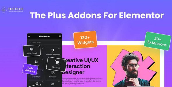The Plus Addons Pro 6.5.0 – Elementor 小部件与扩展插件