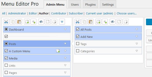 Admin Menu Editor Pro 2.36 主题
