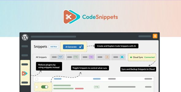 Code Snippets Pro 3.10.2 – WordPress 代码片段管理器