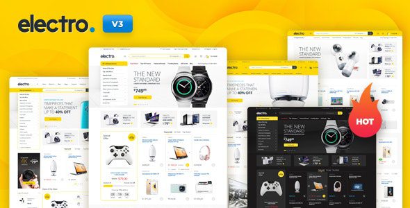 Electro 3.7.2 – 电子商店WooCommerce 主题