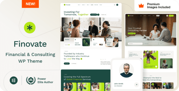Finovate 33 – 财务顾问和商业咨询WordPress 主题