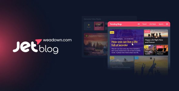 JetBlog 2.4.10.1 – 元素的 WordPress 博客插件