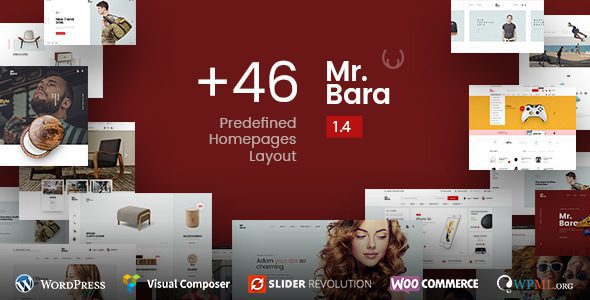 Mr.Bara 2.2.4 – 响应多用途电子商业文字新闻 主题