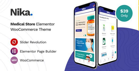 Nika 1.2.19 – 医疗元素WooCommerce 主题
