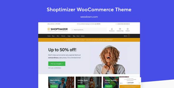 Shoptimizer 2.9.8 + CommercialKit 2.5.2 – WooCommerce (英语). 主题