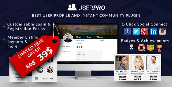 UserPro 5.1.14 – 社区和用户配置文件 WordPress 插件